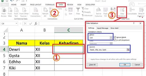 Cara Membuat Daftar Pilihan Di Microsoft Excel Neicy Tekno