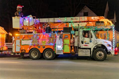 Here are the winning floats from last night's Rotary Santa Claus Parade ...