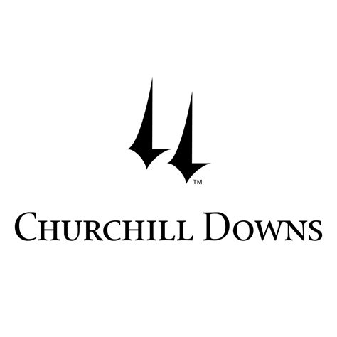 Churchill Downs Logo Black and White – Brands Logos