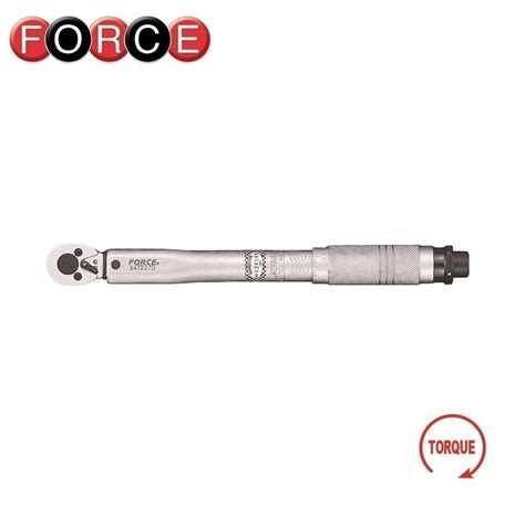Force 6472270 1/4" Tone control torque wrench 270mmL 5 ~ 25Nm
