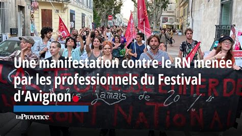 Vidéo Une manifestation anti RN menée par les professionnels du