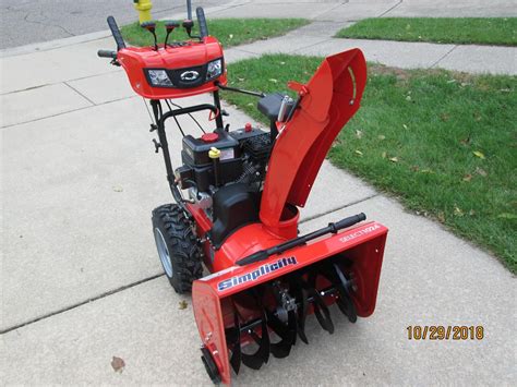 New Simplicity Snowblower Forum