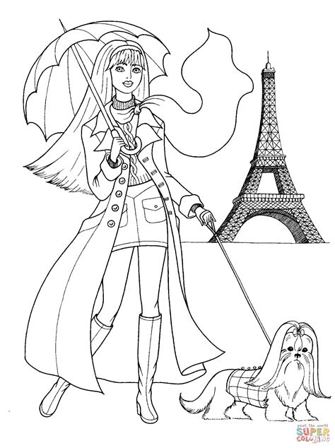 French Style coloring page | Free Printable Coloring Pages