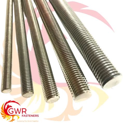 3MM 4MM 5MM 6mm 8mm 10mm 12mm 16mm 20mm A4 MARINE STAINLESS Threaded