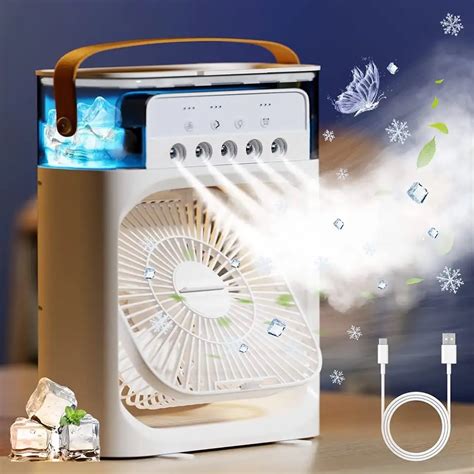 Mini Ar Condicionado Climatizador Refrigerador De Ar Ventilador