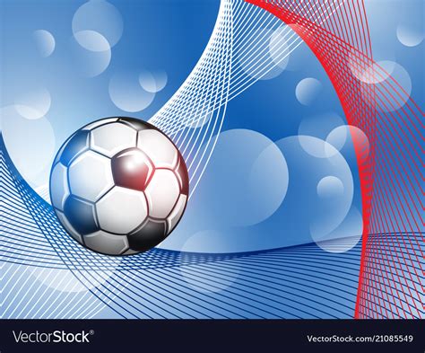 Soccer championship abstract colorful background Vector Image