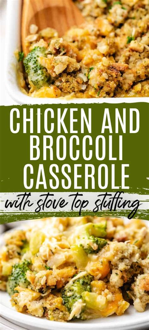 Chicken And Broccoli Stuffing Casserole In 2024 Chicken Recipes