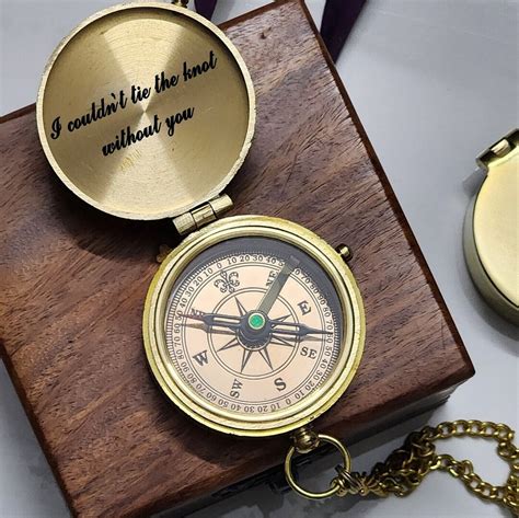 Personalized Brass Compass Groomsmen T Groomsmen T Groomsmen T Best Anniversary T