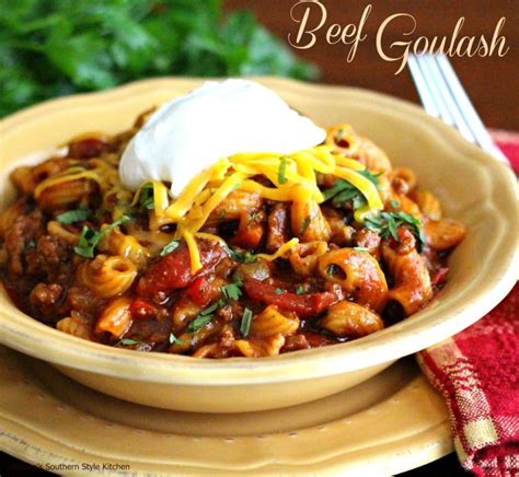 Beef Goulash - melissassouthernstylekitchen.com