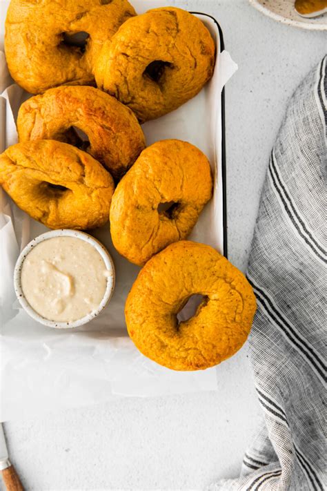 Homemade Pumpkin Bagels Nutmeg Nanny