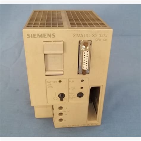 Siemens S5 100U CPU 100 6ES5 100 8MA02