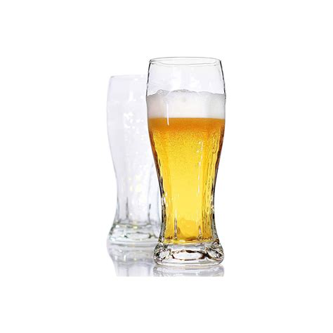 16oz Shape Pilsner Glass Lead Free Crystal Craft Wheat Beer Glasses