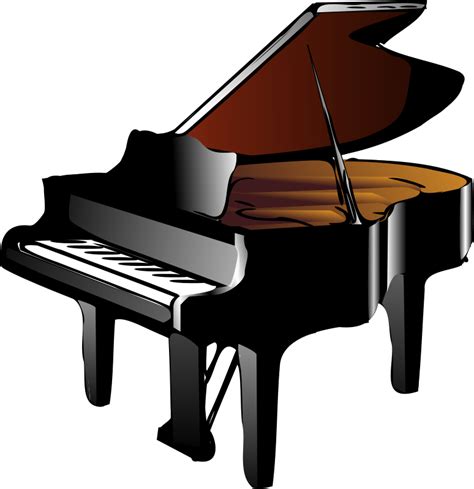 Playing Piano Cartoon