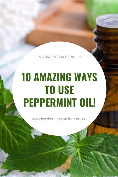 Amazing Ways To Use Peppermint Oil For Health And Wellness