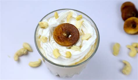 Anjeer Milkshake - Fig Milkshake Recipe - Tasted Recipes