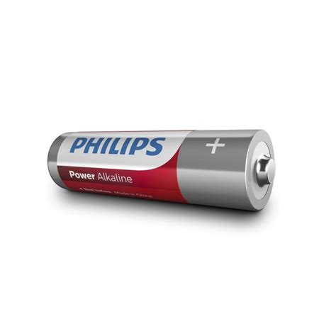 Non Rechargeable Philips Power Alkaline Aa Lr6 1 5 Volt Dry Cell Battery