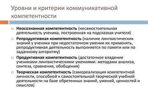 Коммуникативная компетентность - презентация онлайн