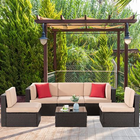 Buy Shintenchi Pieces Patio Furniture Sets Outdoor All Weather