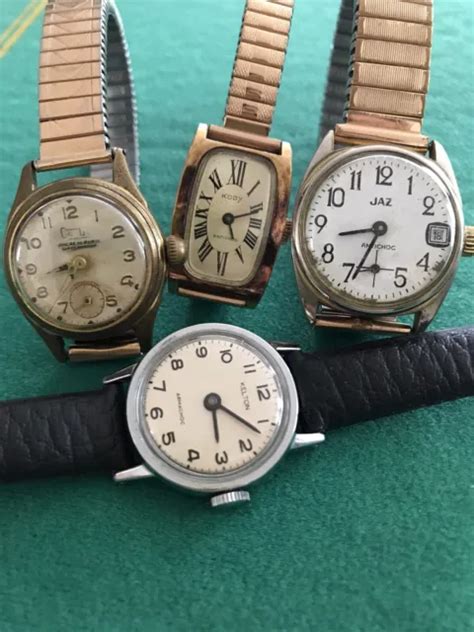 Lot De Anciennes Montres M Canique Vintage Watch No Lip Omega Eur