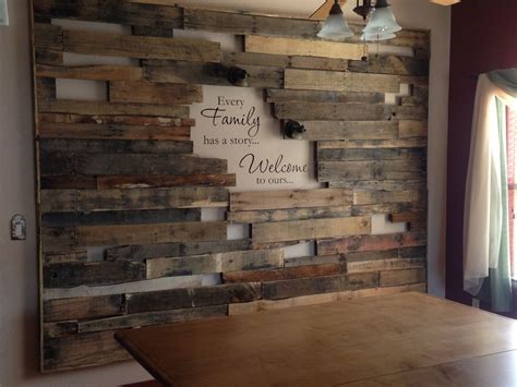 Wooden Pallet Wall Diy Pallet Wall Wood Pallet Wall