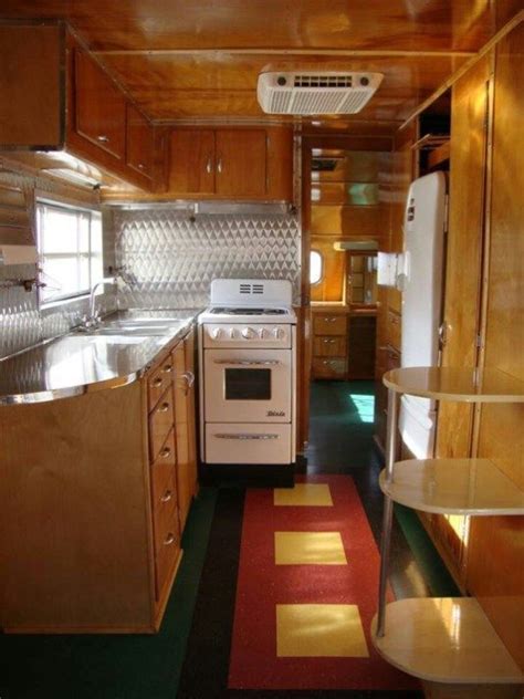 11 Amazing Vintage RV Restoration Vintage Trailer Interior Vintage