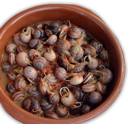 Caracoles con Tomate al Curry Tomates de el Perelló