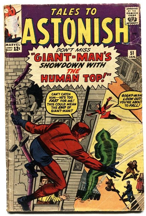 Tales To Astonish Wasp Giant Man Jack Kirby Marvel G Vg