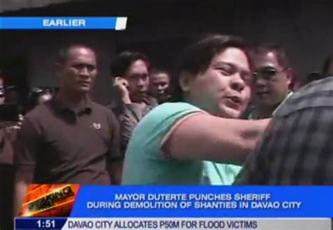 Mayor Sara Duterte punches a Regional Trial Court Sheriff ~ Rayelicious