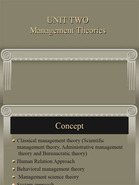 Chapter 2 Management Theories Pdf System Motivation