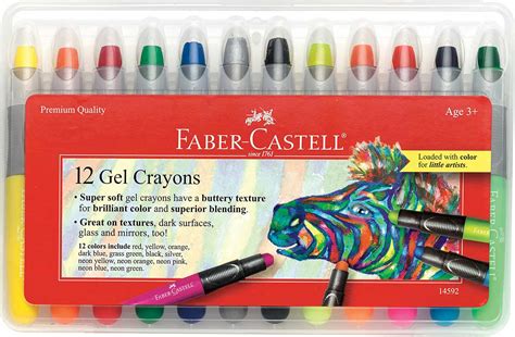 12ct Gel Crayons - Kiddlestix Toys