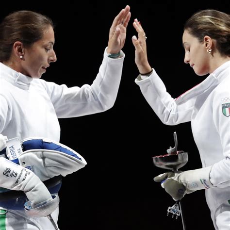 Olimpiadi Bronzo Italia Nella Spada A Squadre Con Le Siciliane