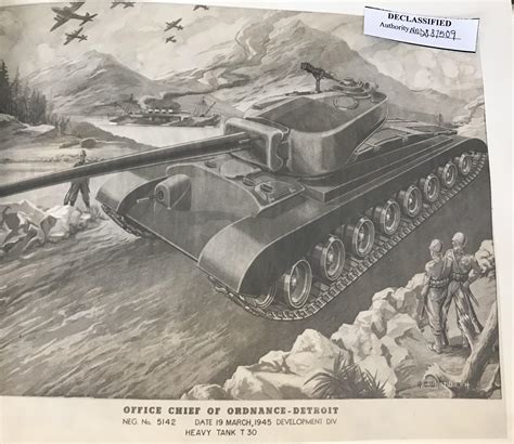 More archival fun - T30 concept art. : r/TankPorn