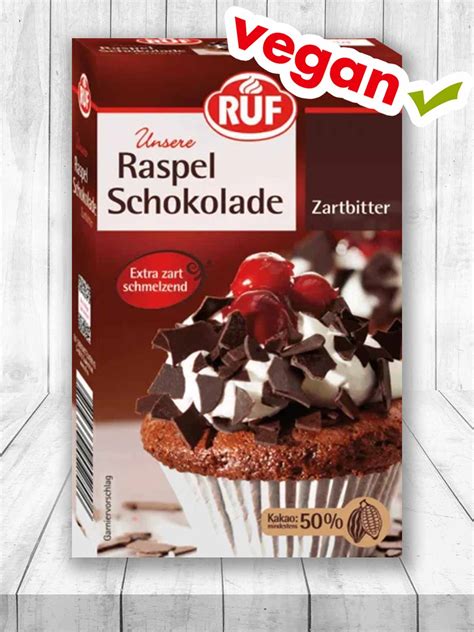 Vegane Raspelschokolade Von Ruf