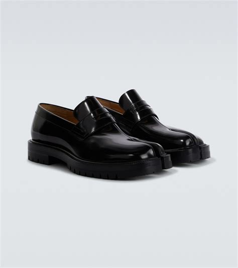 Maison Margiela - Tabi patent leather loafers Maison Margiela