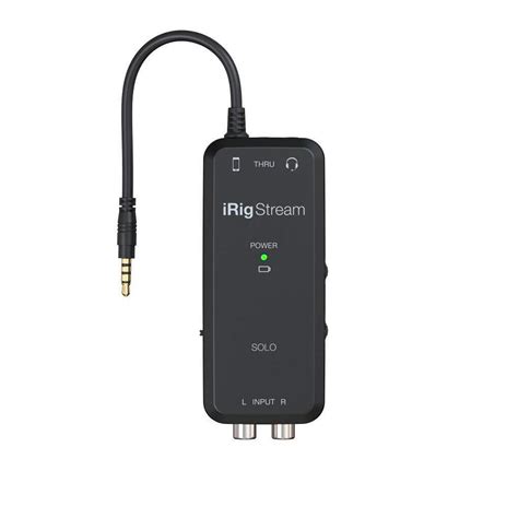 Ik Multimedia Irig Stream Solo Interfaz De Streaming Loopstore