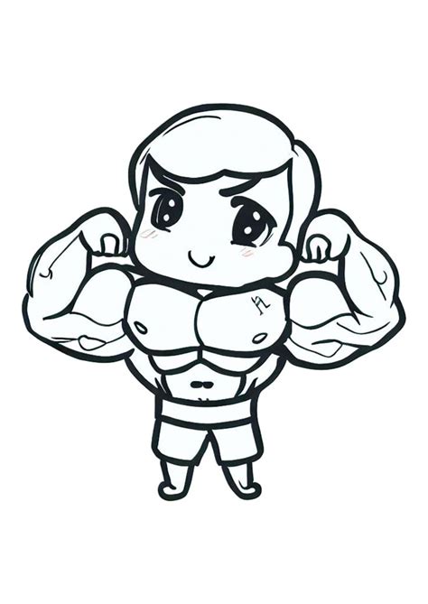 Maromba Treino Pesado Academia Muscula O Desenho Animado Png Homem