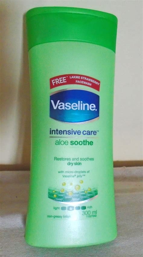 Vaseline Intensive Care Aloe Soothe Review Vaseline Body Lotion Aloe