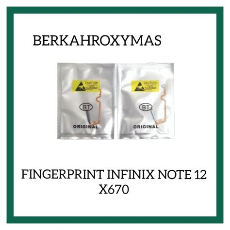 Jual Flexibel Fingerprint Sidik Jari Tombol On Off Infinix Note 12 X670