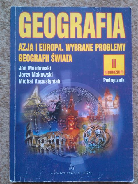 Geografia Azja I Europa Wybrane Problemy Starogard Gda Ski Kup