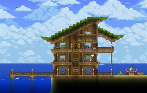 15 Top Class Terraria House Designs Northern Feeling