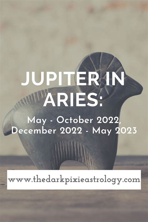 Jupiter In Aries May October December May The