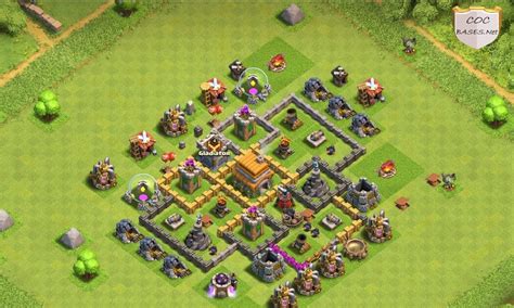 225+ Best TH6 Base Links 2025 (War, Farming, Trophy, Hybrid) - cocbases.net