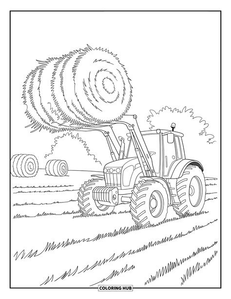 Desenhos De Trator Para Colorir E Imprimir - 7