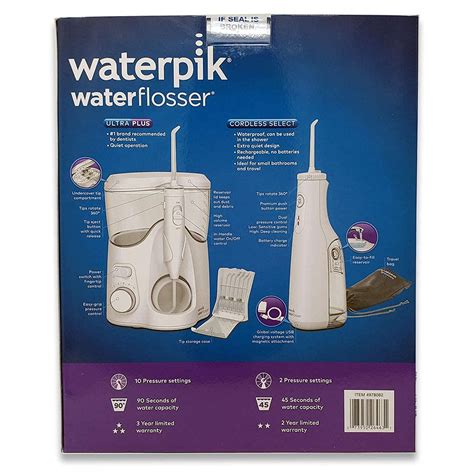 Waterpik Ultra Plus Wireless Select Waterflosser Combo 1 Paquete Yaxa