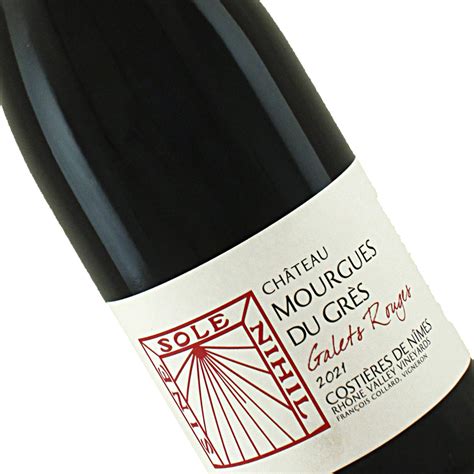 Chateau Mourgues Du Gres 2021 Galets Rouges Costieres De Nimes Rhone