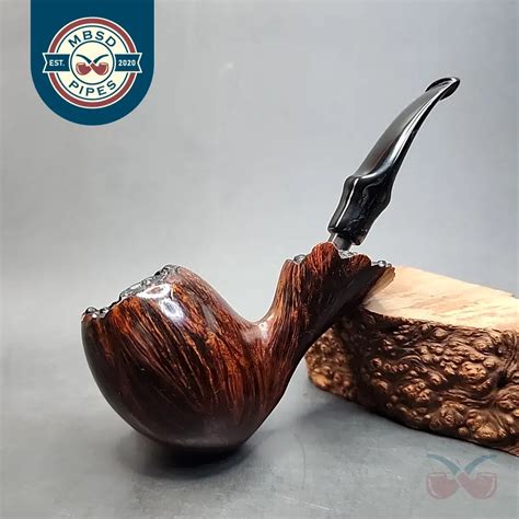 Son Skovbo Nording Smooth Freehand Estate Briar Pipe Danish Estates