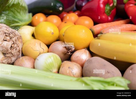 Healthy Vegetables On A Gray Background With Copy Space Banner Online