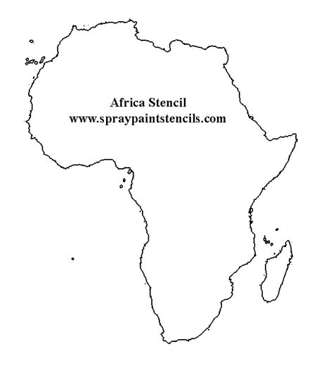 East Africa Map Outline My Maps