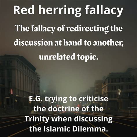 What Is The Red Herring Fallacy