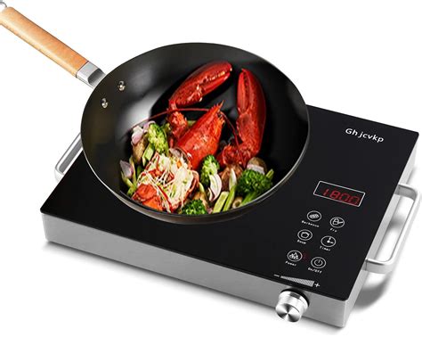 Ceramic Cooktop W Electric Single Hot Plate For Cooking With Power Levels Infrared